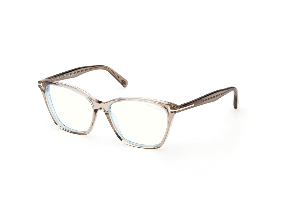 Lunettes de vue tom ford ft5949-b 045 marron cat eye femenino taille 56mm - Vue principale