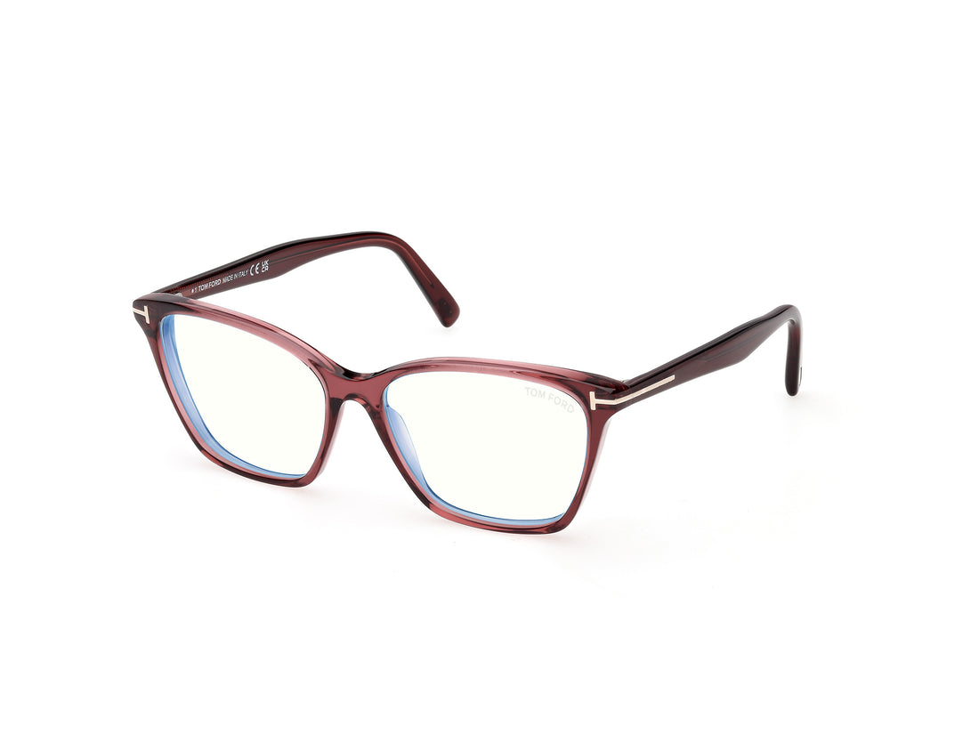 Lunettes de vue tom ford ft5949-b 069 burdeos cat eye femenino taille 56mm - Vue principale