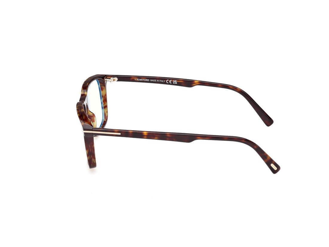 Occhiali da vista tom ford ft5959-b 052 havana square masculino taglia 56mm - Vista dettagliata