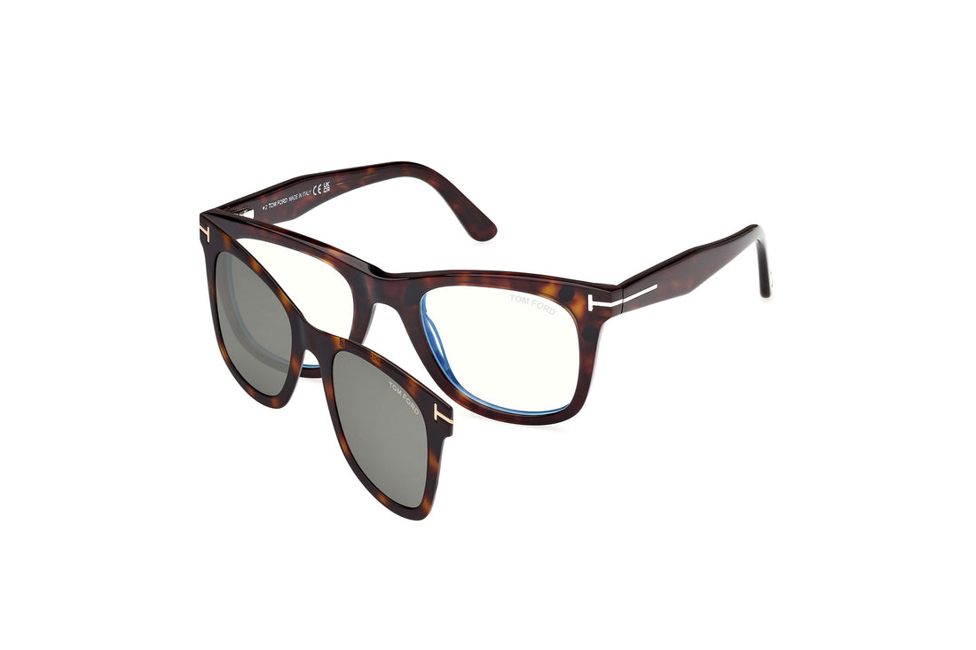 Gafas graduadas tom ford ft5970-b 052 havana square masculino talla 50mm - Vista principal