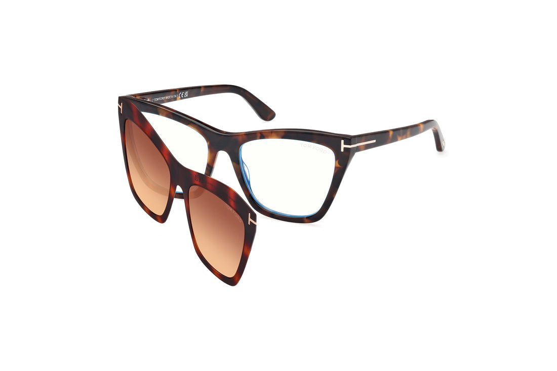 Gafas graduadas tom ford ft5971-b 052 havana cat eye femenino talla 54mm - Vista principal