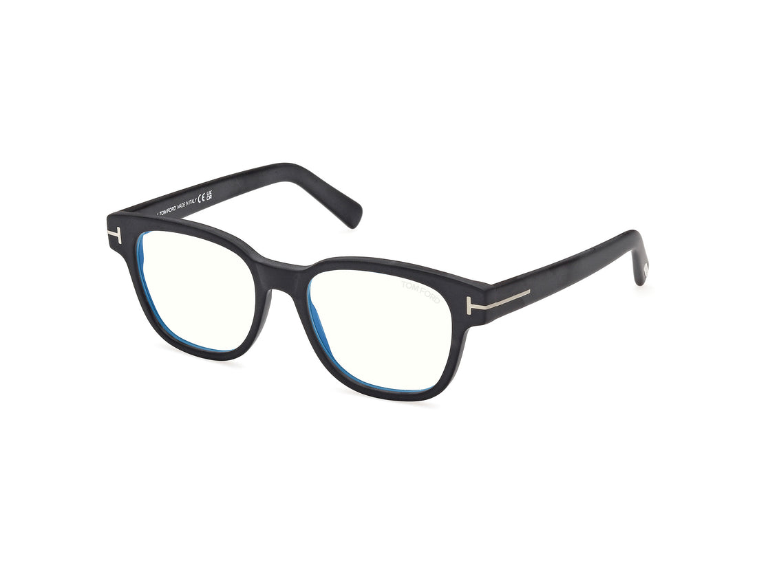 Brillen tom ford ft5977-b 002 negro square masculino größe 52mm - Hauptansicht