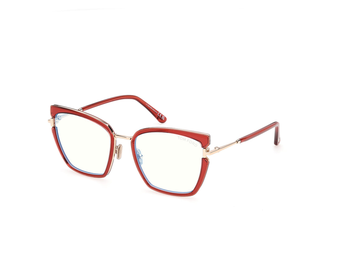 Lunettes de vue tom ford ft5984-b 042 naranja butterfly femenino taille 54mm - Vue principale