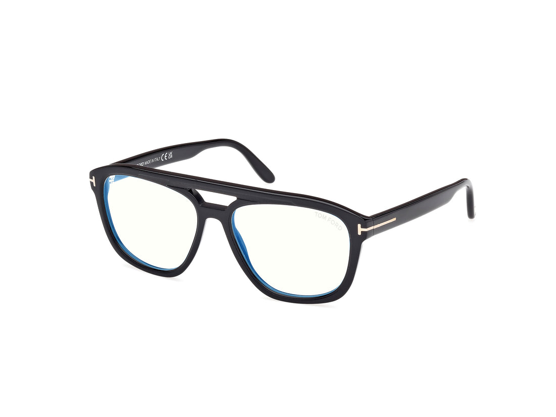 Brillen tom ford ft6024-b 001 negro navigator masculino größe 56mm - Hauptansicht