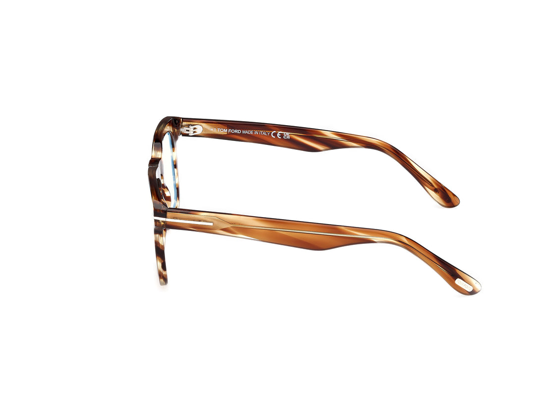 Brillen tom ford ft6025-b 053 havana square unisex größe 50mm - Detailansicht
