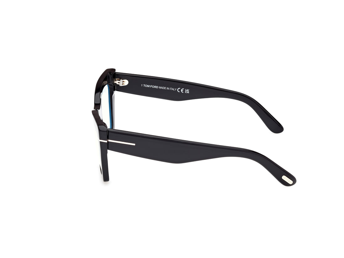 Prescription glasses tom ford ft6026-b 001 negro cat eye unisex size 56mm - Detailed view