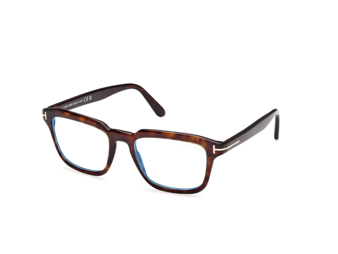 Brillen tom ford ft6032-b 052 havana rectangular masculino größe 54mm - Hauptansicht