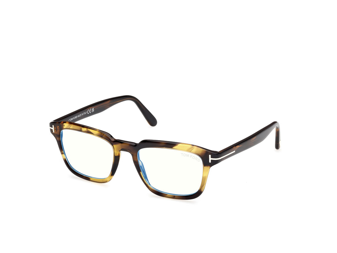 Prescription glasses tom ford ft6032-b 056 havana rectangular masculino size 54mm - Main view
