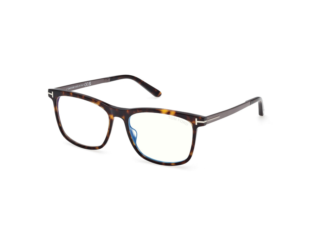Brillen tom ford ft6038-b 052 havana square masculino größe 56mm - Hauptansicht