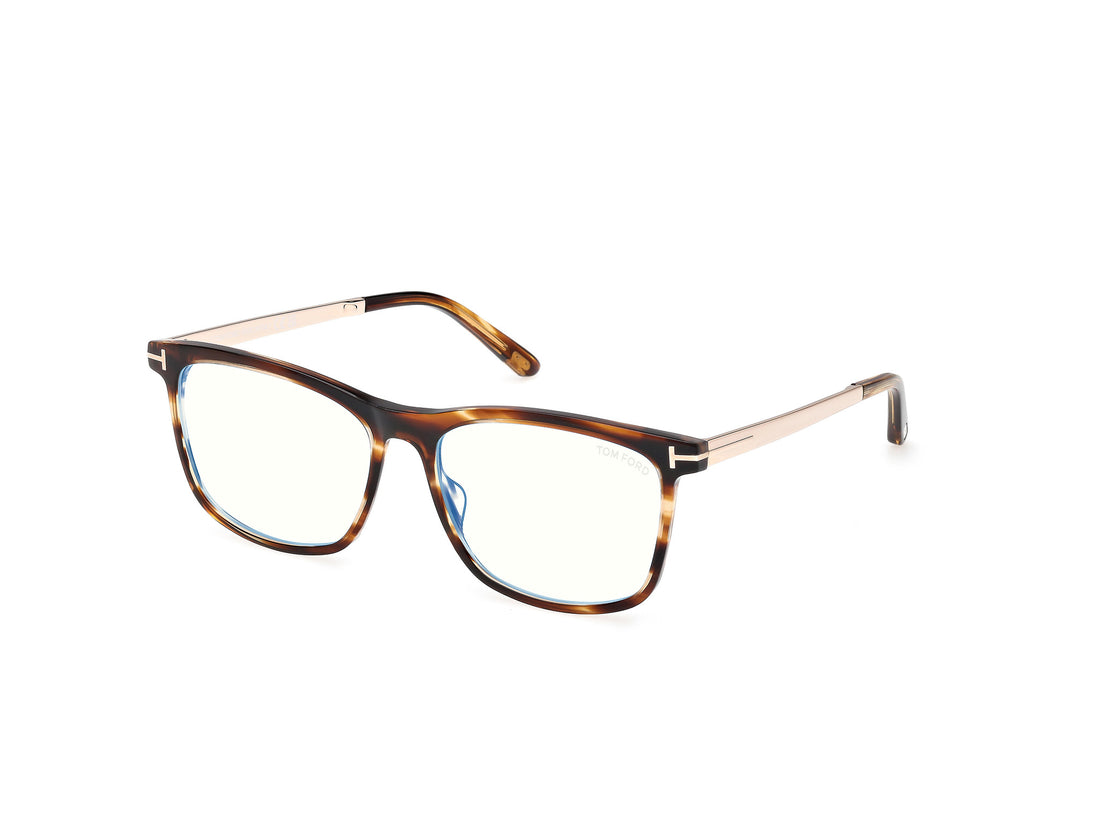 Brillen tom ford ft6038-b 055 havana square masculino größe 56mm - Hauptansicht