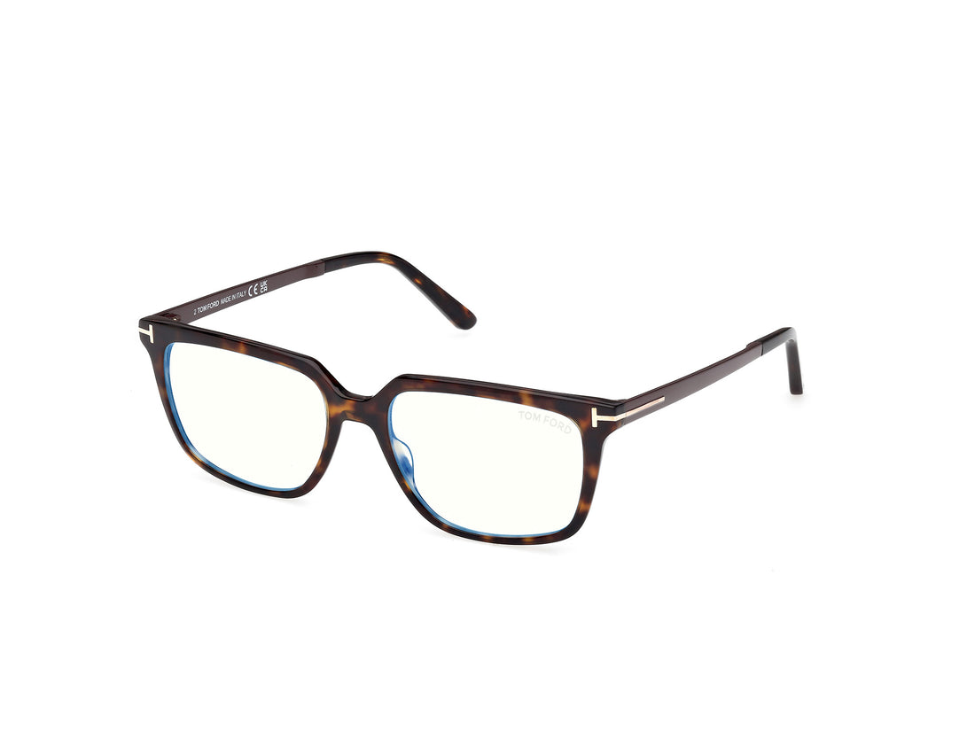 Gafas graduadas tom ford ft6039-b 052 havana rectangular masculino talla 54mm - Vista principal