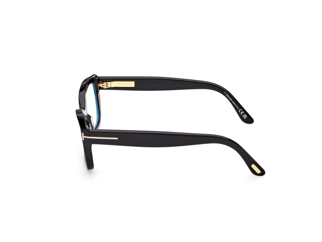 Brillen tom ford ft6046-b 001 negro rectangular femenino größe 55mm - Detailansicht