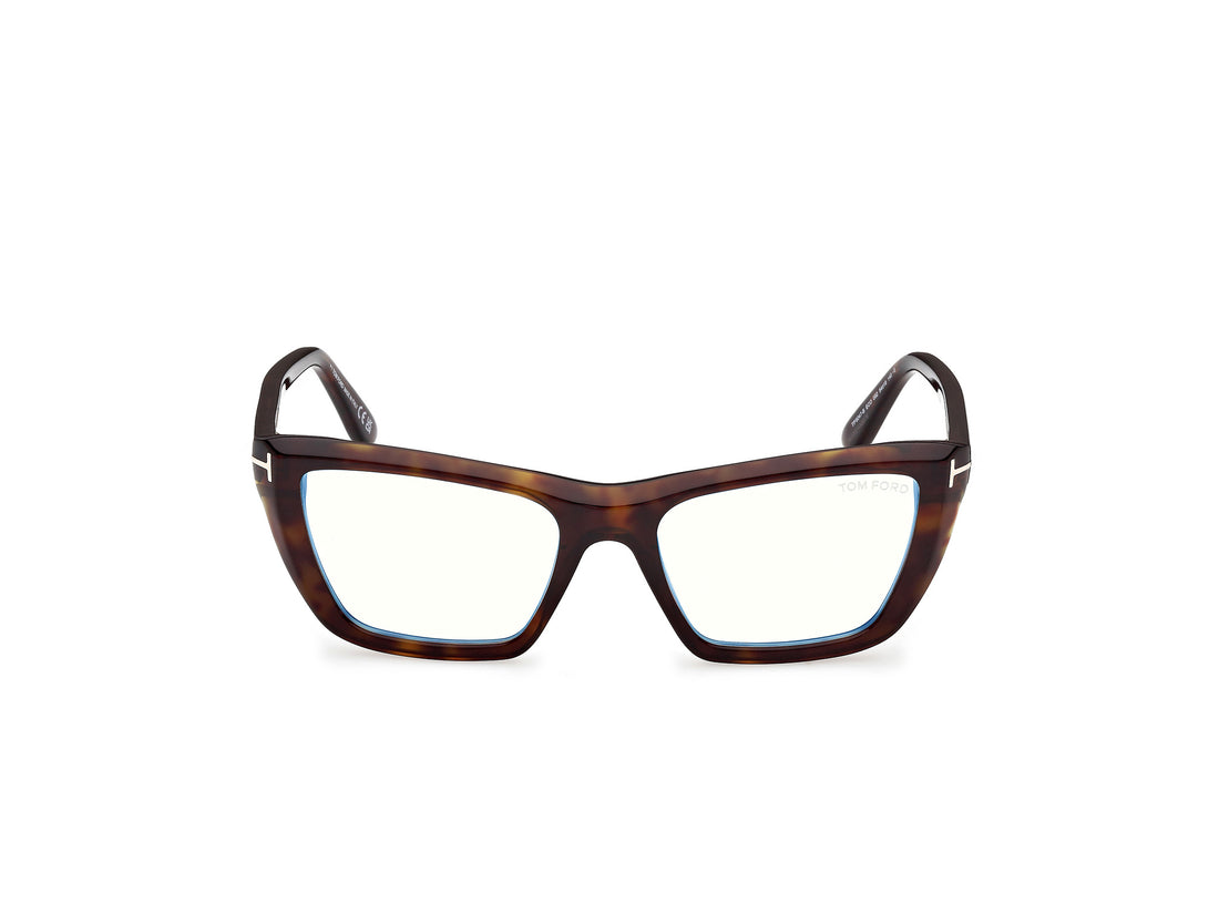 Lunettes de vue tom ford ft6047-b 052 havana cat eye femenino taille 54mm - Vue principale