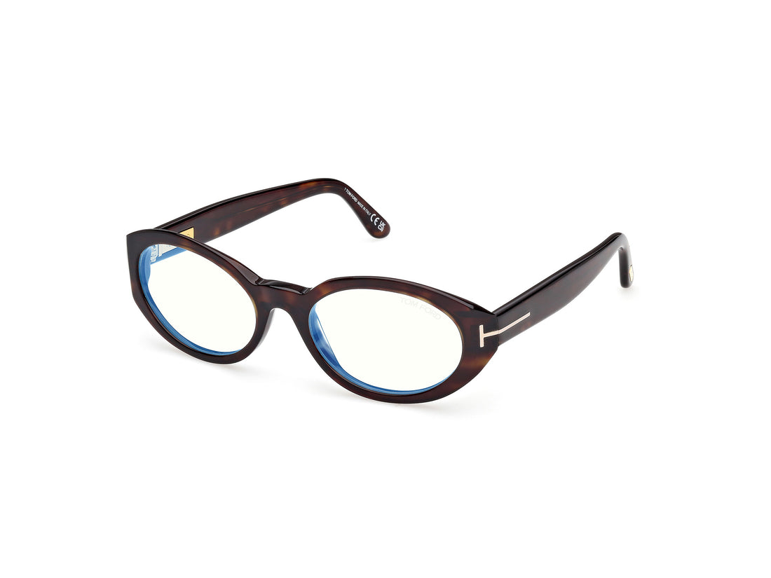 Gafas graduadas tom ford ft6067-b 052 havana oval femenino talla 54mm - Vista principal