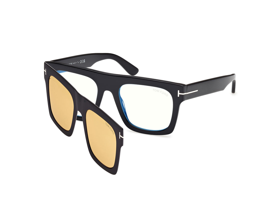 Gafas graduadas tom ford ft6068-b 001 negro square masculino talla 53mm - Vista principal