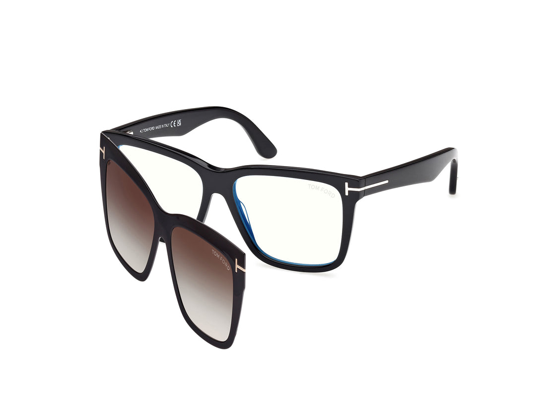 Gafas graduadas tom ford ft6069-b 001 negro square femenino talla 54mm - Vista principal