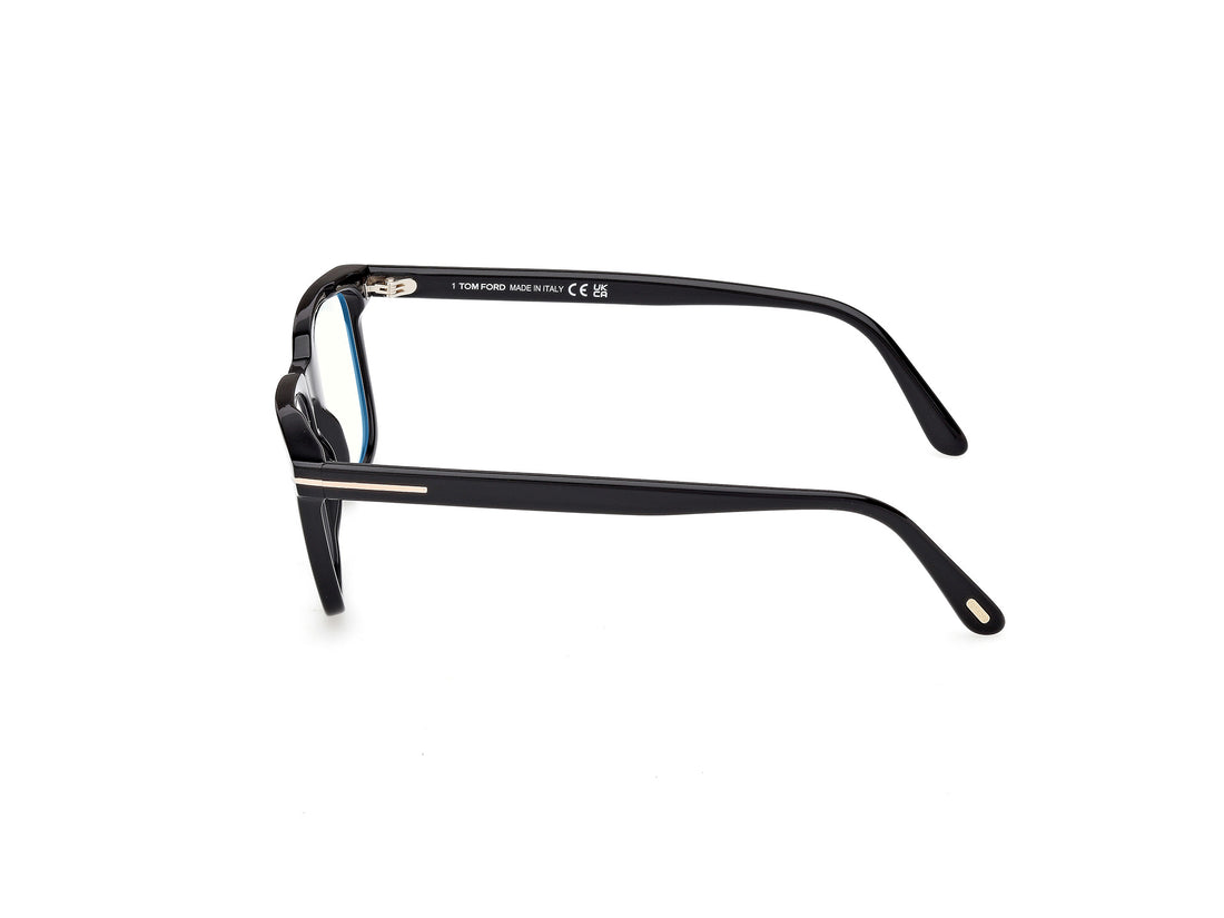 Lunettes de vue tom ford ft6080-b 001 negro square masculino taille 55mm - Vue détaillée