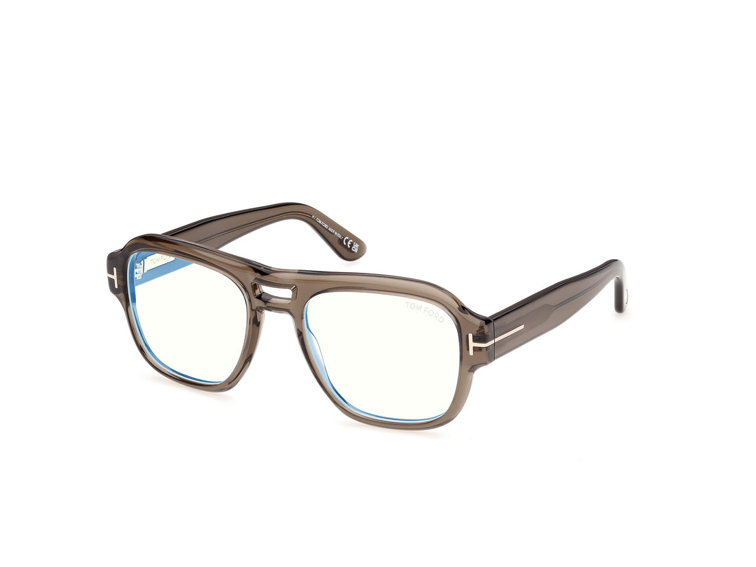 Briller tom ford ft6085-b 048 marron navigator masculino størrelse 54mm - Hovedvisning