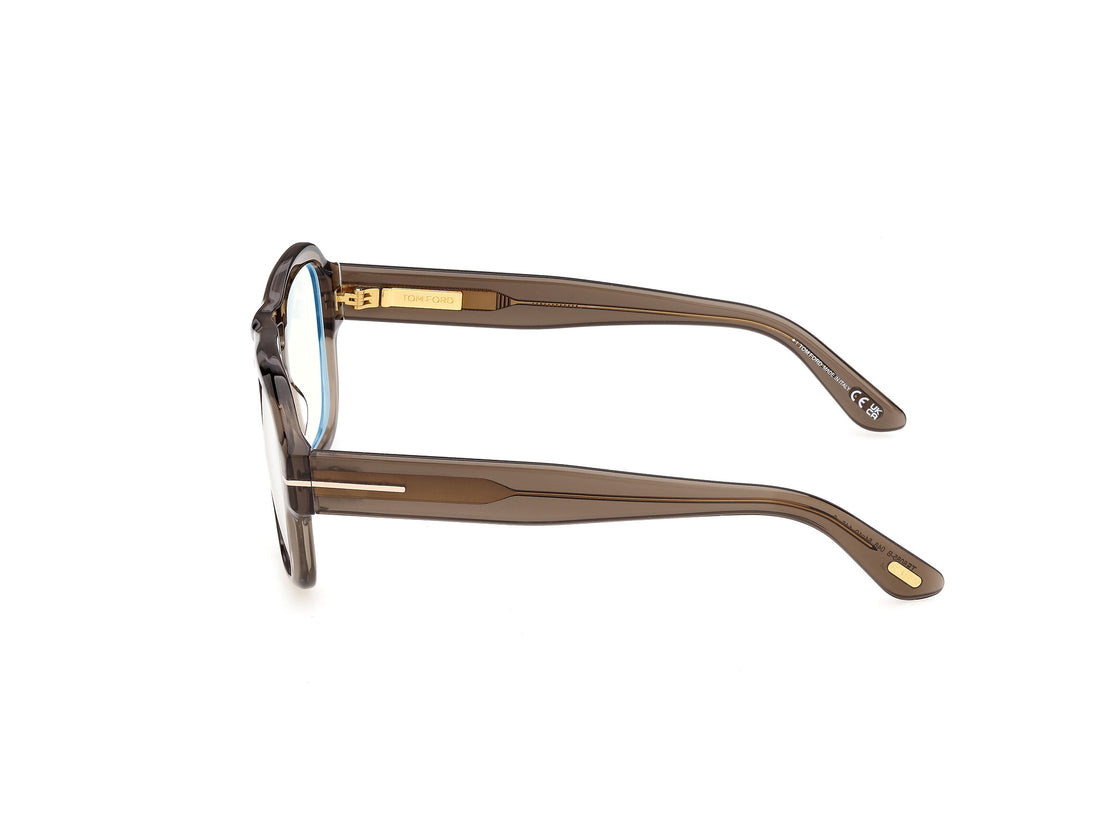 Briller tom ford ft6085-b 048 marron navigator masculino størrelse 54mm - Detaljeret visning