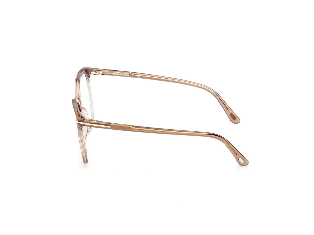 Lunettes de vue tom ford ft6089-b 045 marron square femenino taille 54mm - Vue détaillée