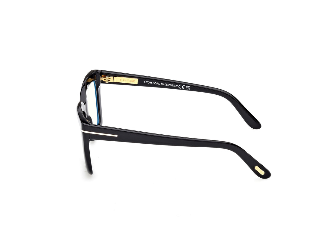 Prescription glasses tom ford ft6093-b 001 negro cat eye femenino size 53mm - Detailed view