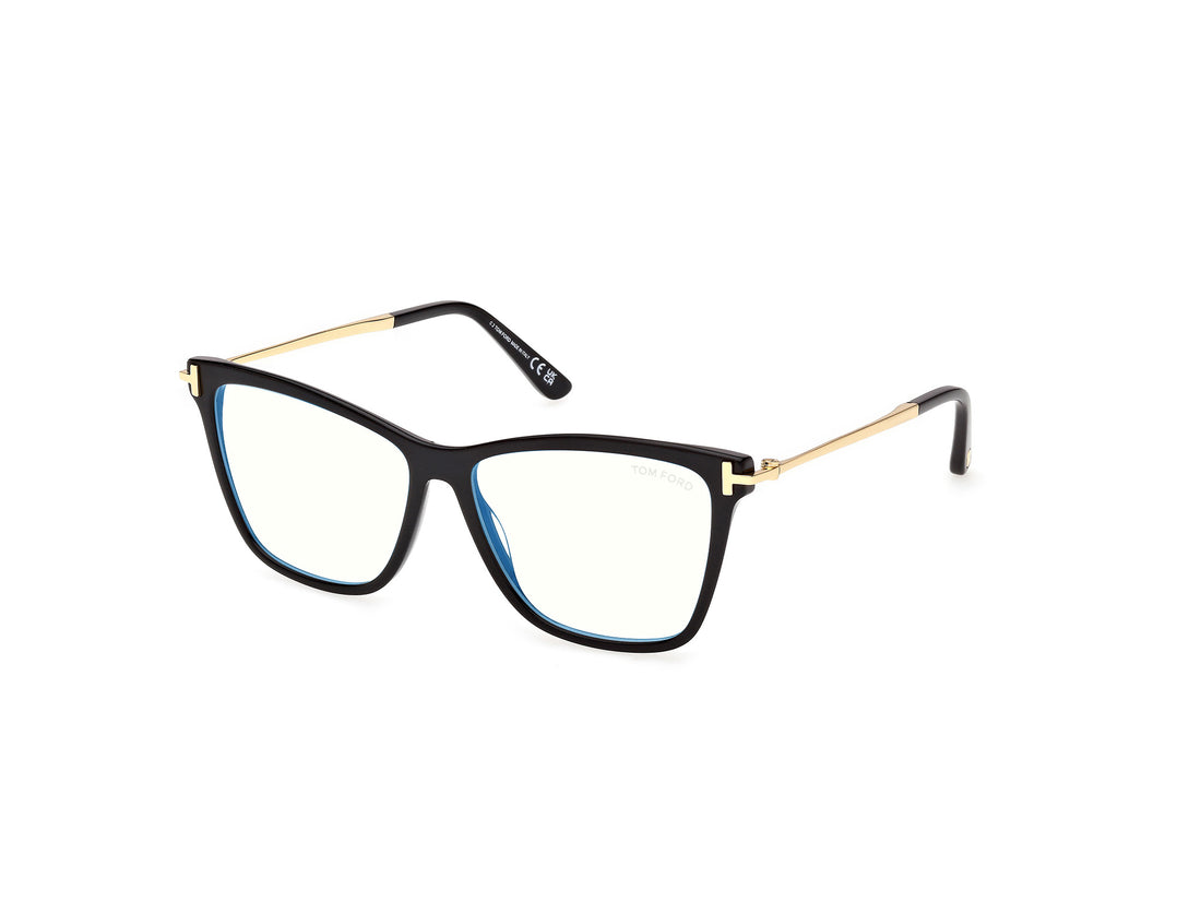 Lunettes de vue tom ford ft6097-b 001 negro butterfly femenino taille 53mm - Vue principale