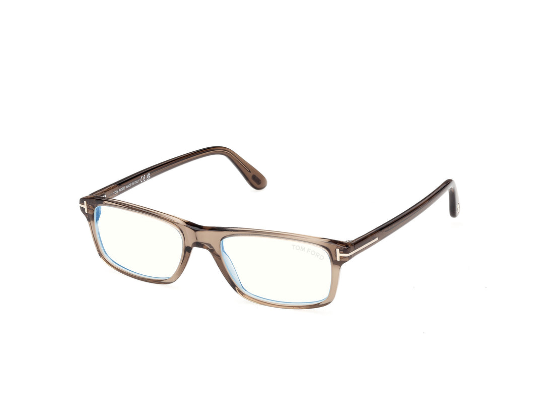 Lunettes de vue tom ford ft6119-b 048 marron rectangular masculino taille 55mm - Vue principale