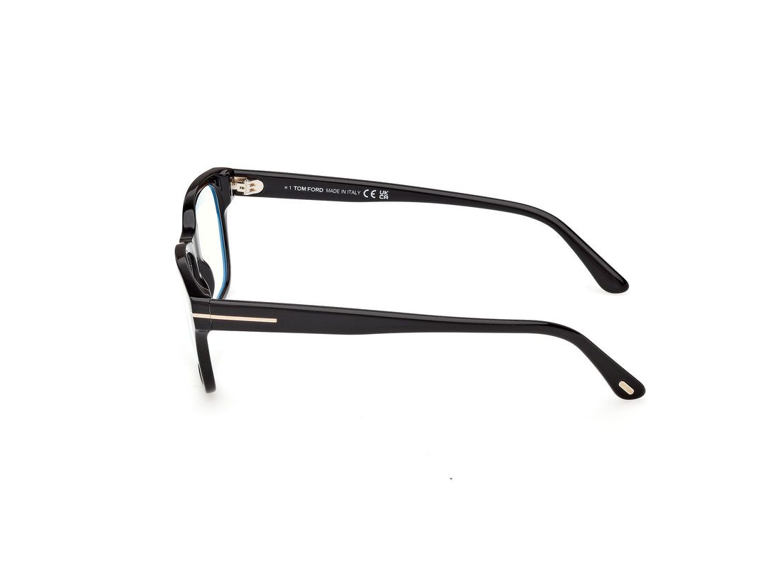 Gafas graduadas tom ford ft6120-b 001 negro square masculino talla 52mm - Vista de detalle