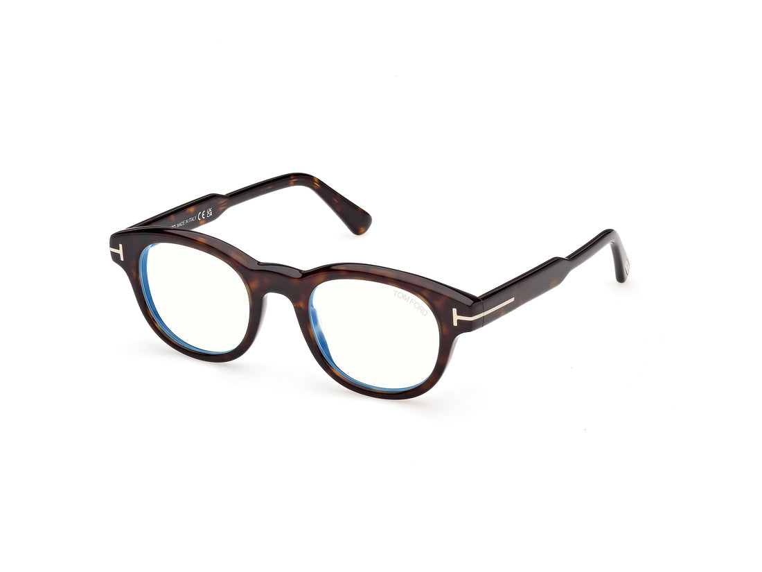 Gafas graduadas tom ford ft6121-b 052 havana round masculino talla 47mm - Vista principal