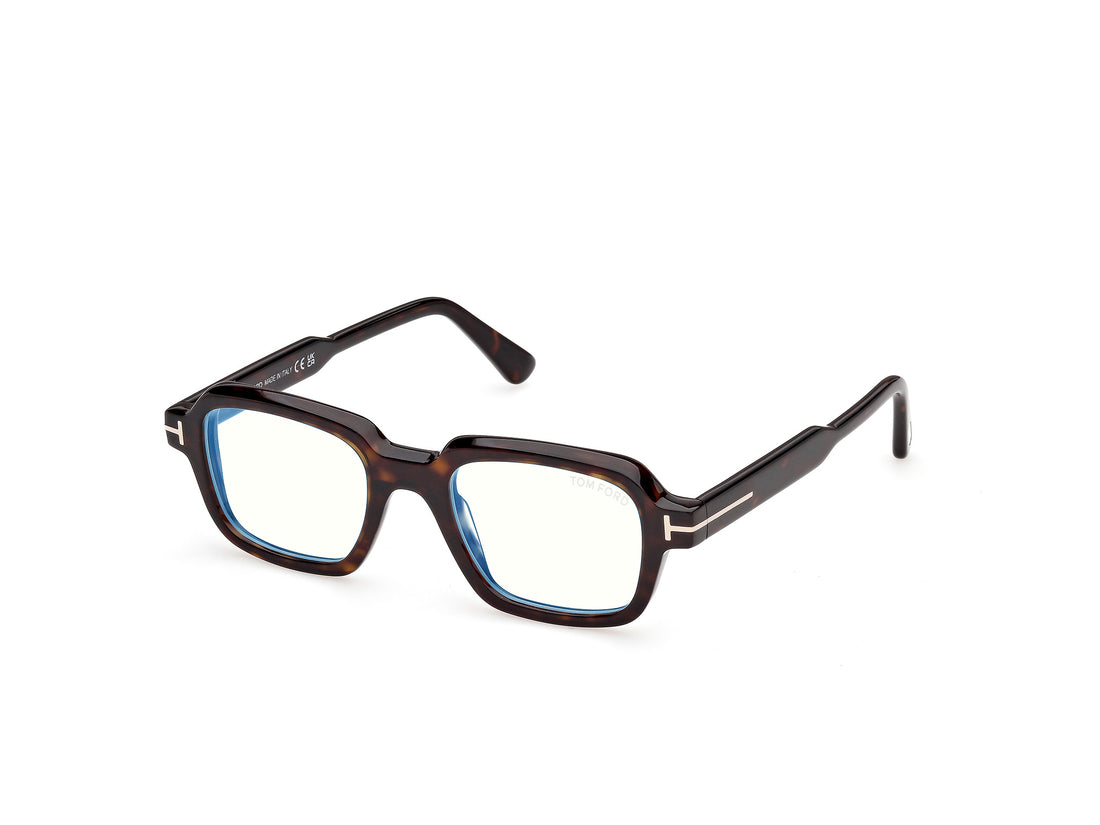 Lunettes de vue tom ford ft6123-b 052 havana geometric masculino taille 48mm - Vue principale