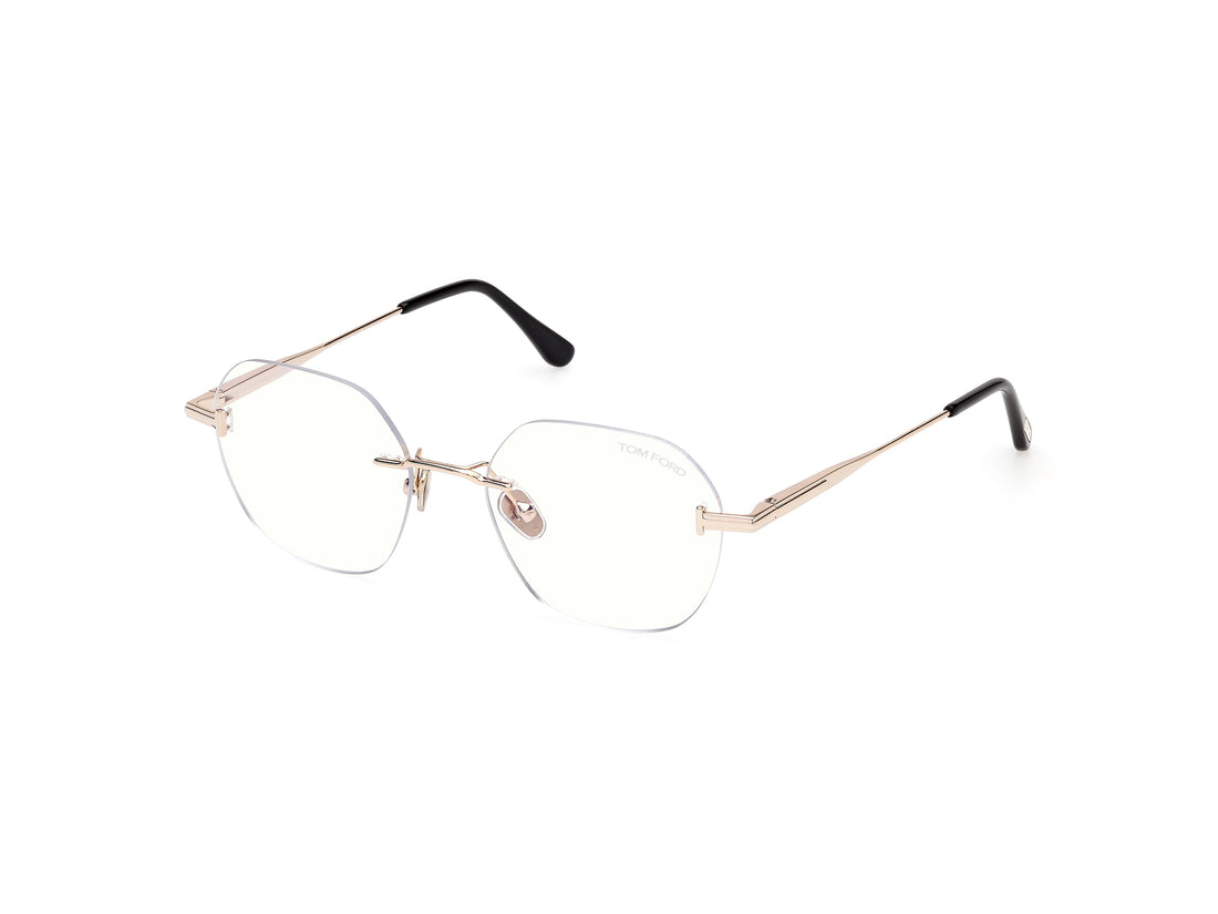 Lunettes de vue tom ford ft6126-b 028 dorado geometric masculino taille 52mm - Vue principale