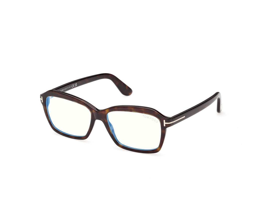 Gafas graduadas tom ford ft6129-b 052 havana rectangular femenino talla 54mm - Vista principal