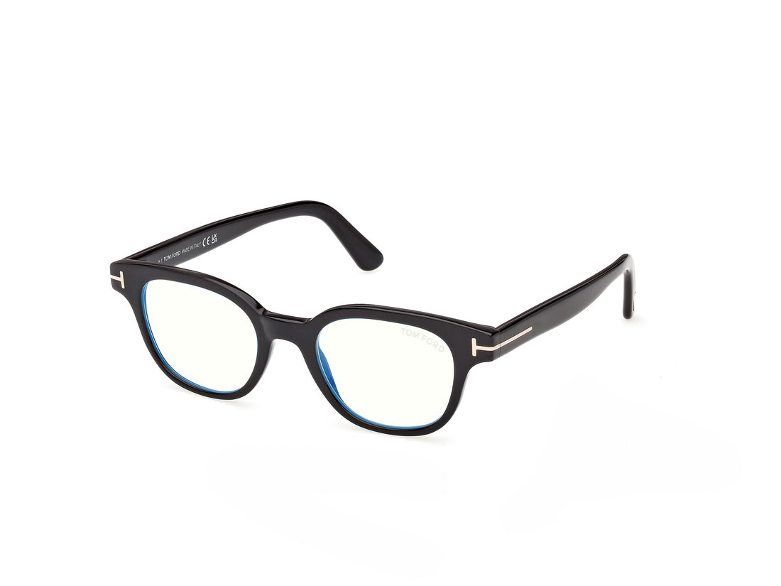 Gafas graduadas tom ford ft6130-b 001 negro square unisex talla 48mm - Vista principal