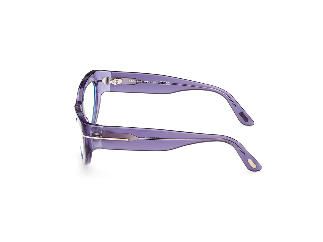 Brillen tom ford ft6134-b 081 violeta cat eye femenino größe 55mm - Detailansicht