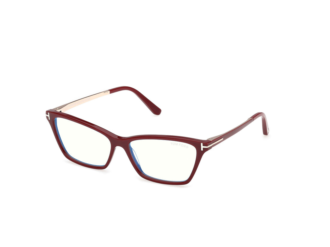 Prescription glasses tom ford ft6135-b 069 burdeos butterfly femenino size 56mm - Main view