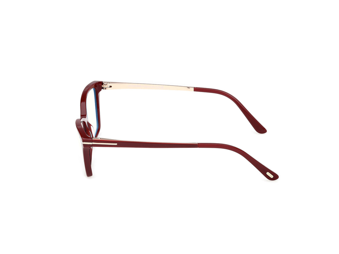 Prescription glasses tom ford ft6135-b 069 burdeos butterfly femenino size 56mm - Detailed view