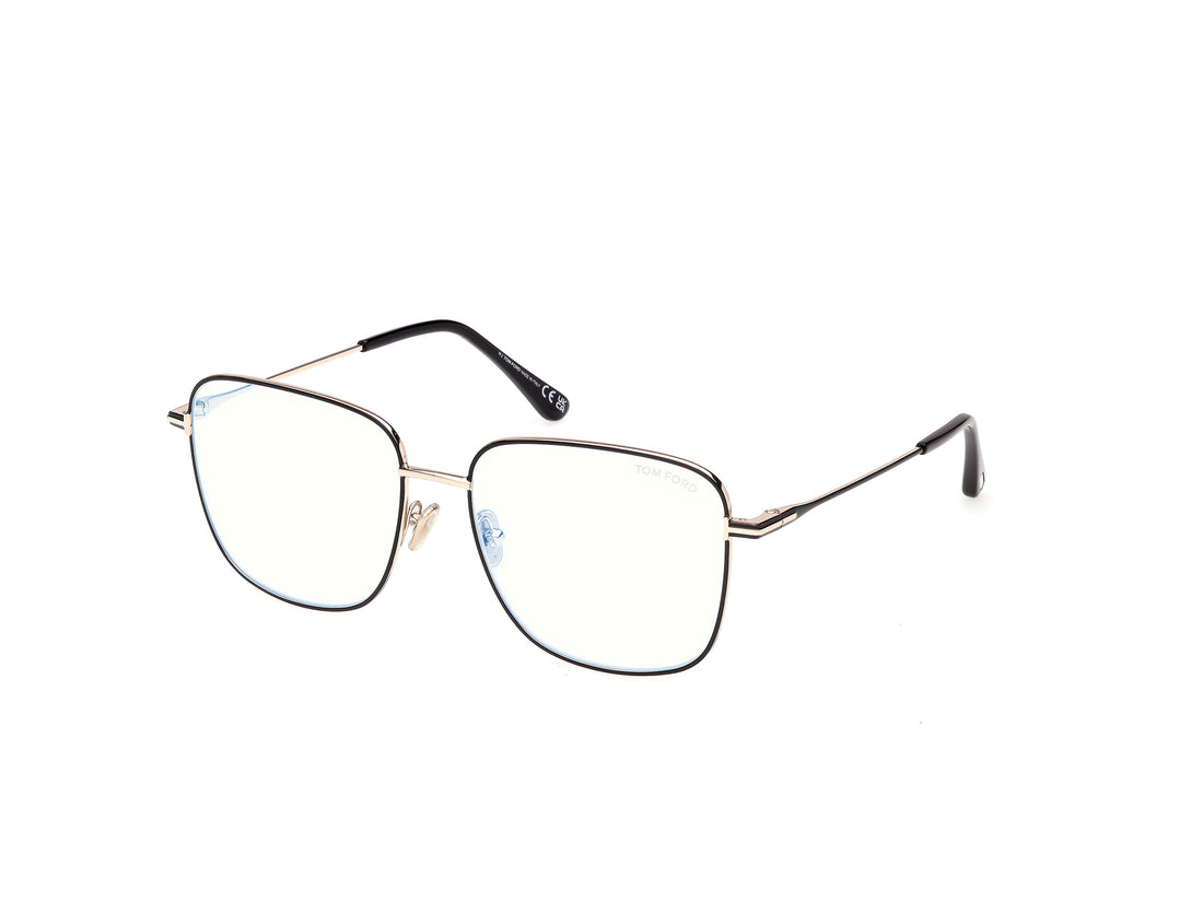 Gafas graduadas tom ford ft6136-b 001 negro square femenino talla 56mm - Vista principal