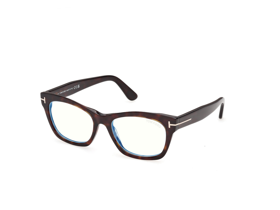 Lunettes de vue tom ford ft6173-b 052 havana square femenino taille 53mm - Vue principale