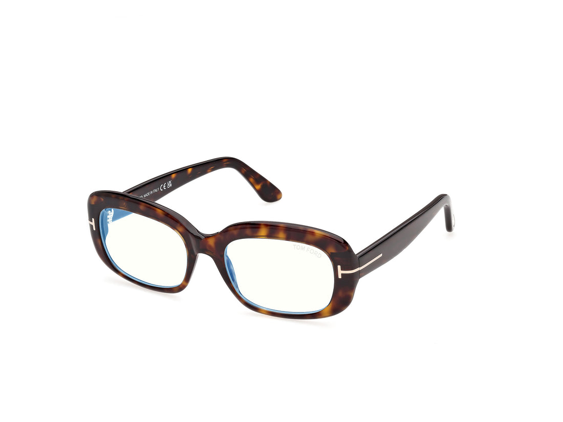 Lunettes de vue tom ford ft6174-b 052 havana rectangular femenino taille 52mm - Vue principale