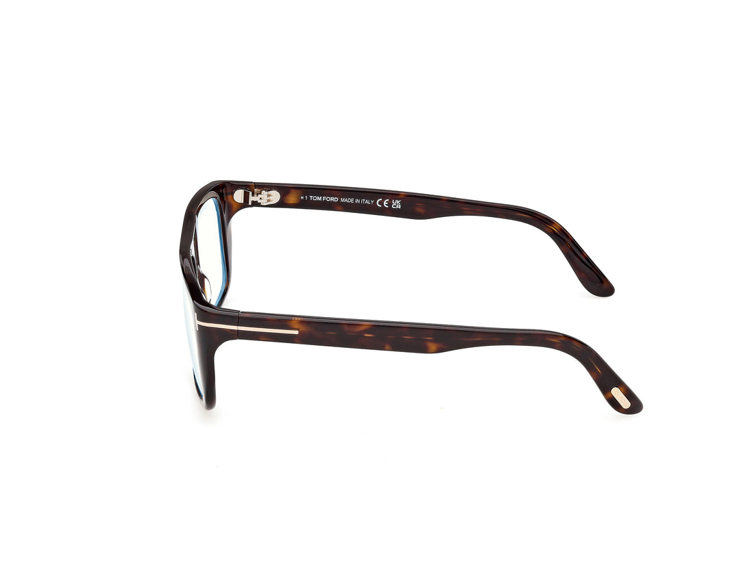 Briller tom ford ft6182-b 052 havana pilot masculino størrelse 56mm - Detaljeret visning