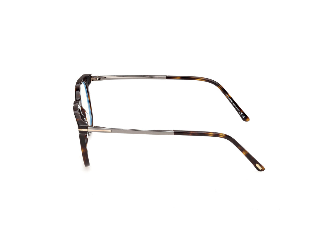 Briller tom ford ft6184-b 052 havana square masculino størrelse 52mm - Detaljeret visning