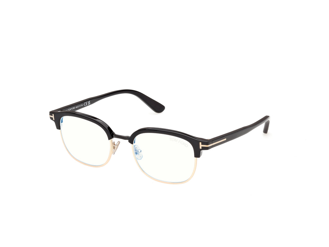 Briller tom ford ft6185-b 001 negro browline masculino størrelse 50mm - Hovedvisning