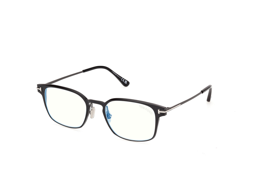 Briller tom ford ft6187-b 001 negro square masculino størrelse 52mm - Detaljeret visning