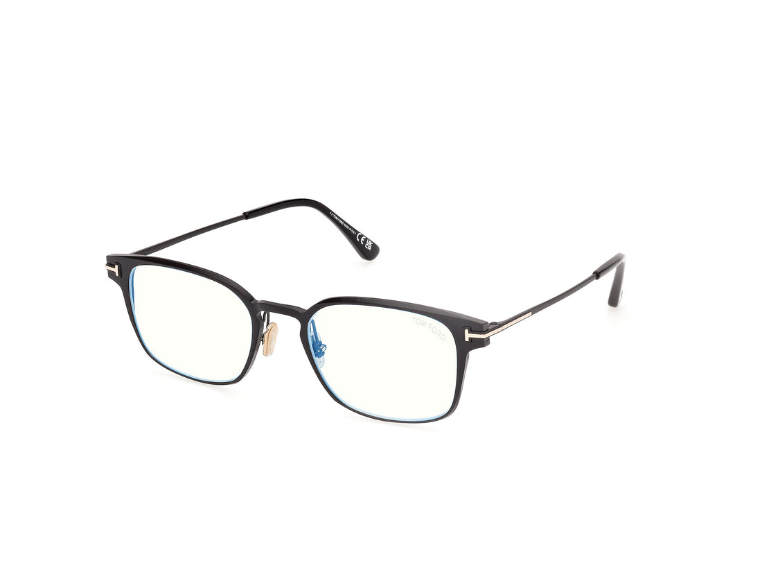 Briller tom ford ft6187-b 005 negro square masculino størrelse 52mm - Detaljeret visning