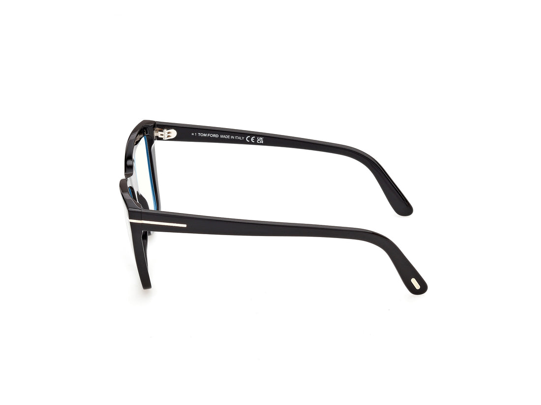 Briller tom ford ft6189-b 001 negro cat eye femenino størrelse 55mm - Detaljeret visning