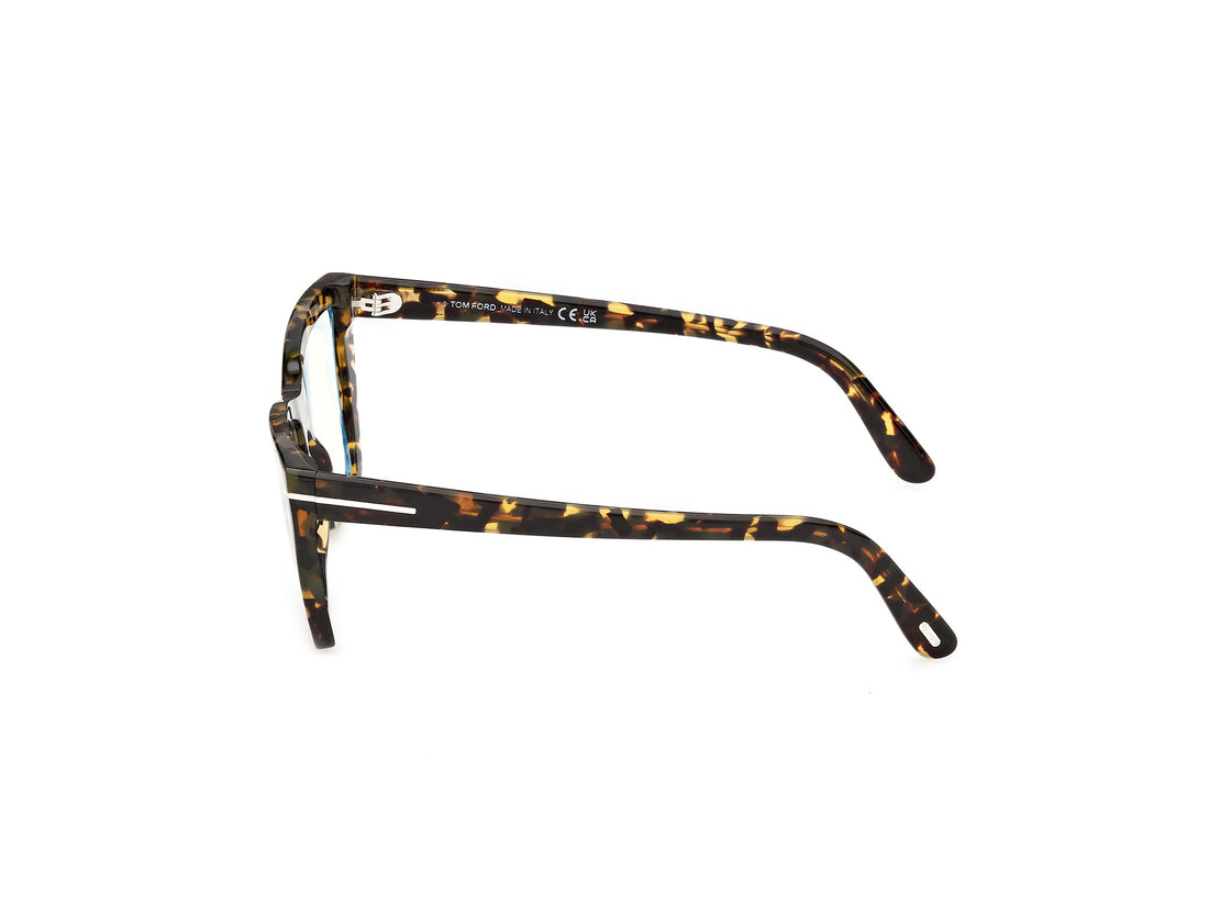 Briller tom ford ft6189-b 055 havana cat eye femenino størrelse 55mm - Detaljeret visning