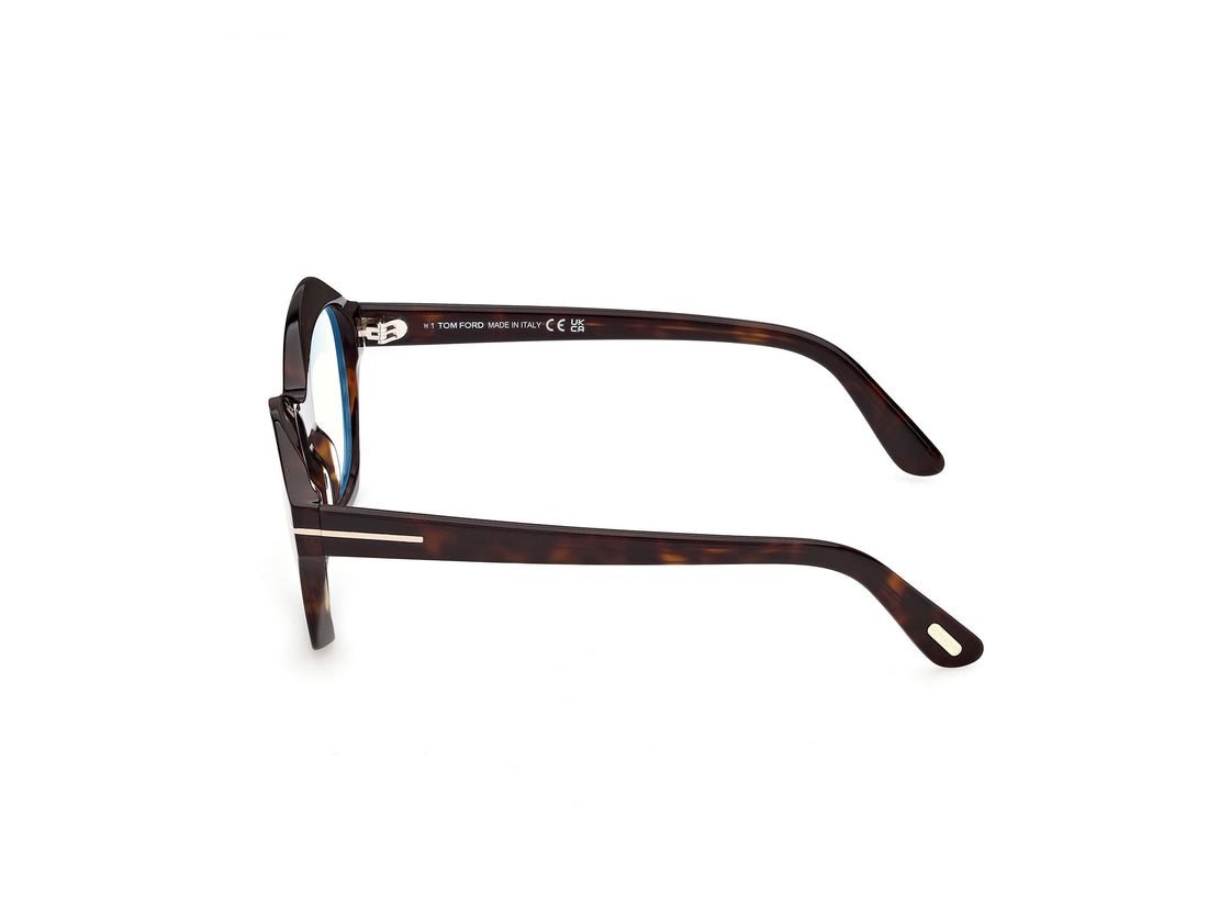Briller tom ford ft6193-b 052 havana geometric femenino størrelse 54mm - Detaljeret visning