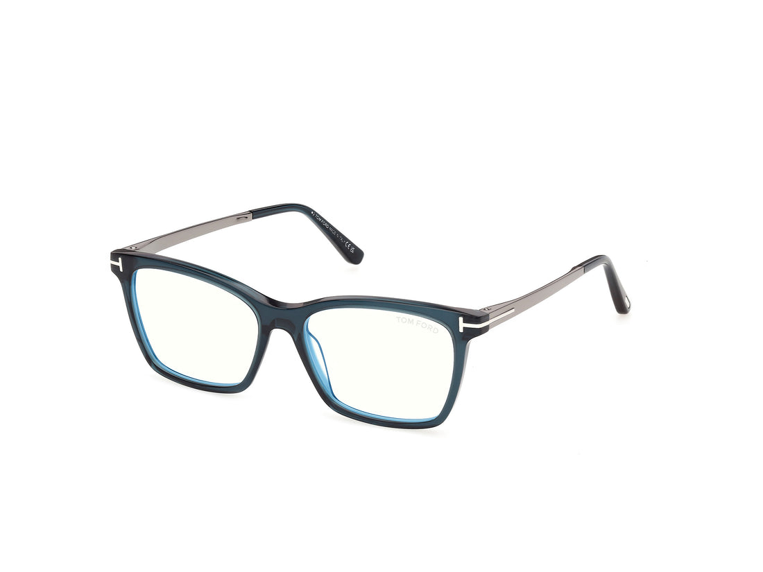 Briller tom ford ft6194-b 087 azul rectangular femenino størrelse 51mm - Hovedvisning
