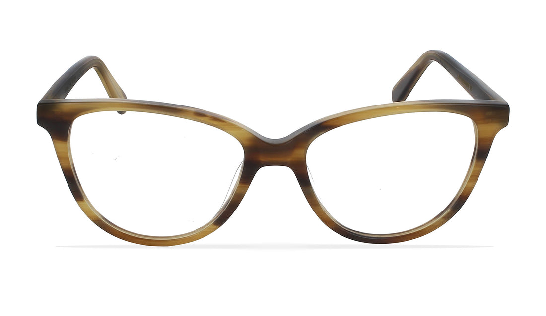 Prescription glasses greyhounders frida mocca coffee marron oval femenino size 54mm - Detailed view