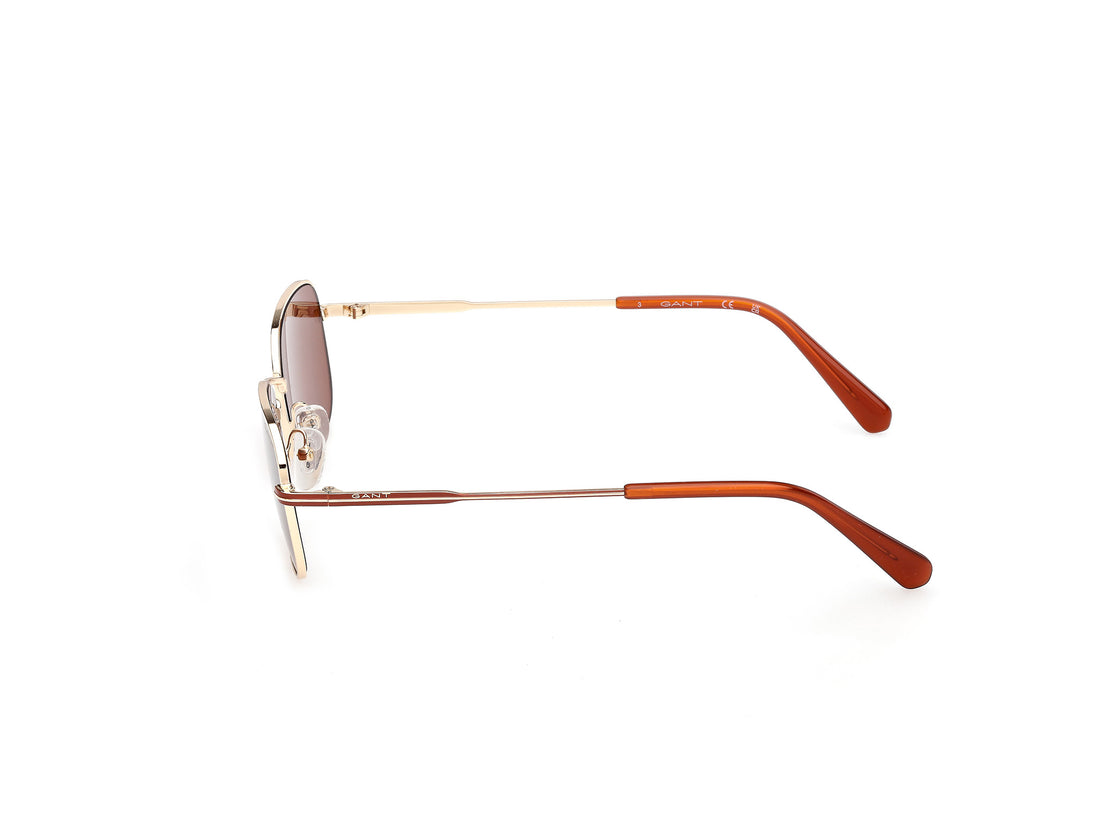 Gafas de sol gant ga00036 32e dorado rectangular masculino talla 53mm - Vista de detalle